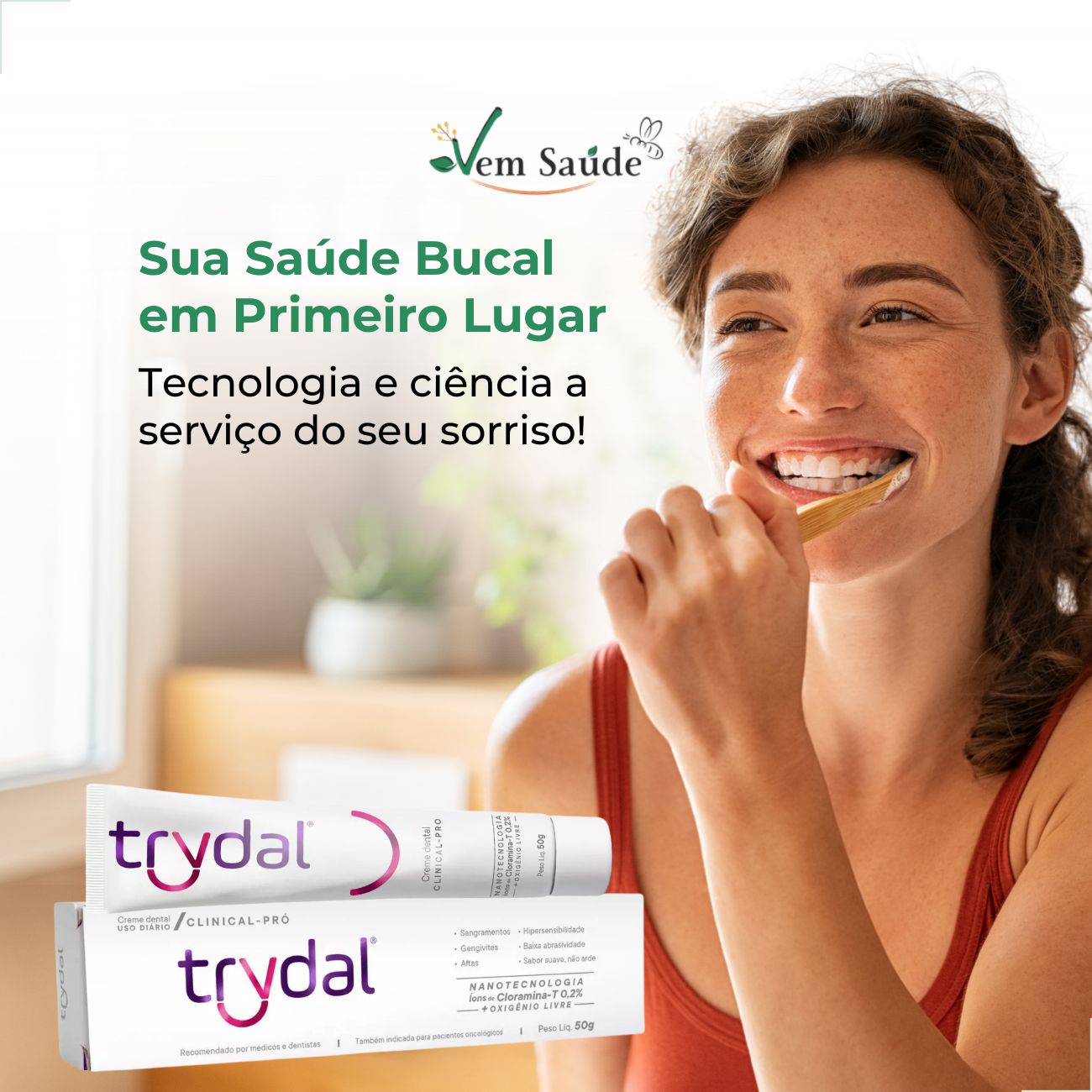 Creme Dental Clinical Pro Trydal 50g