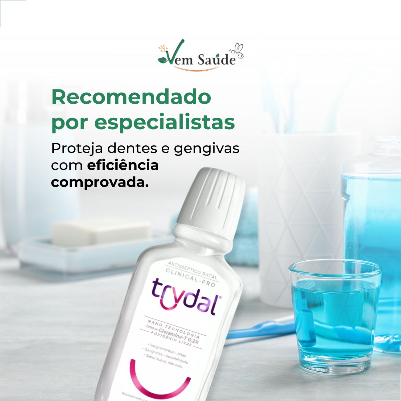 Enxaguante Clinical pro Trydal 250ml