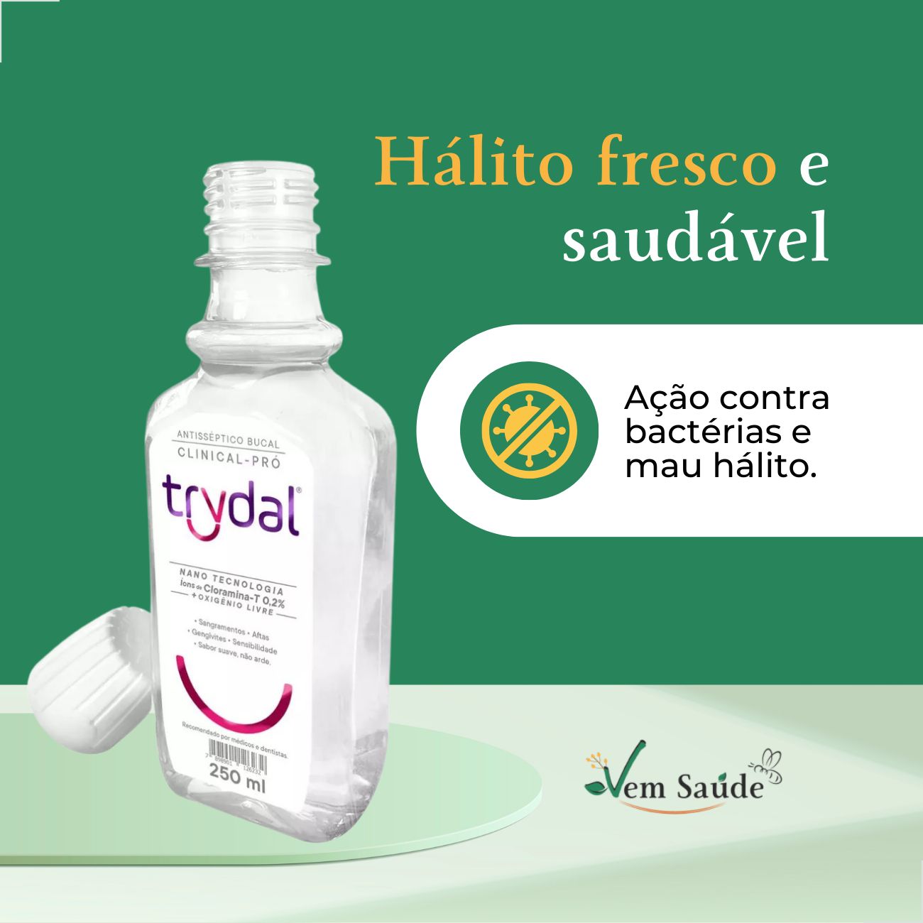 Enxaguante Clinical pro Trydal 250ml
