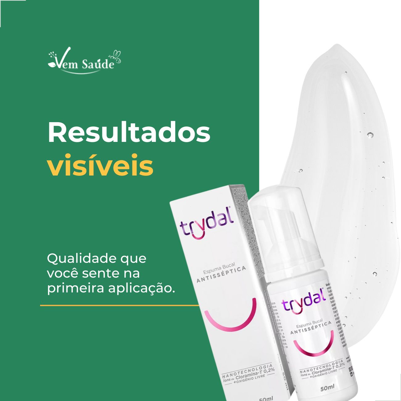 Solução Bucal Espuma Trydal 50ml
