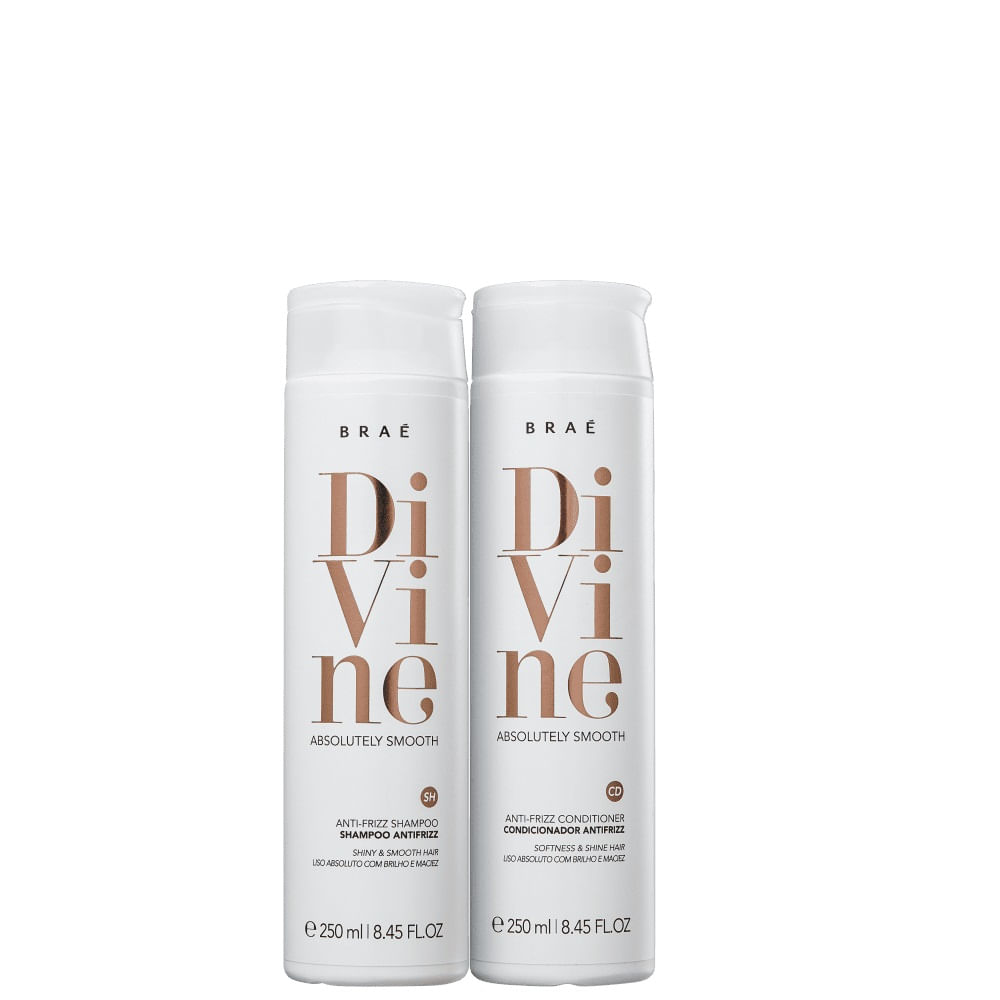 Kit Braé Divine Shampoo 250ml + Condicionador 250ml