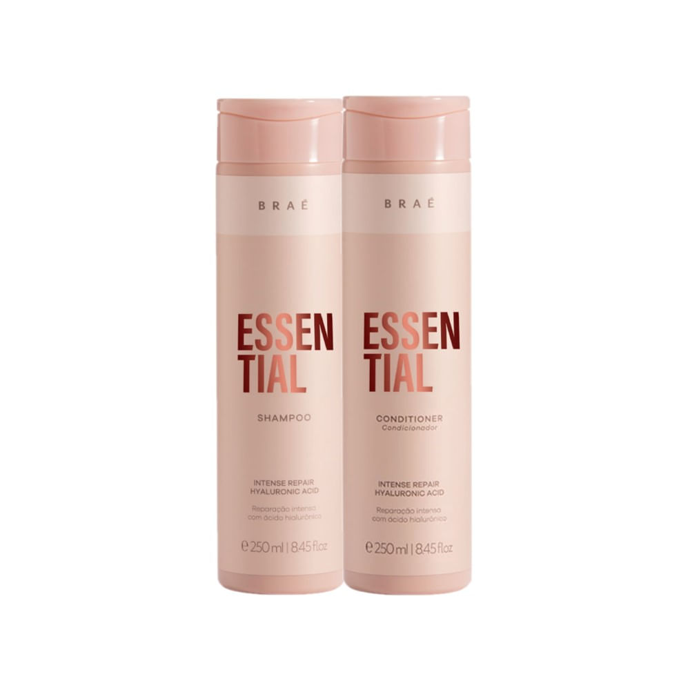 Kit Braé Essential Shampoo 250ml + Condicionador 250ml