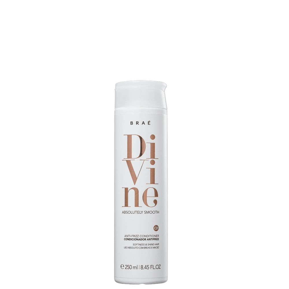 Kit 2 Condicionador Divine Anti-frizz Braé 250ml