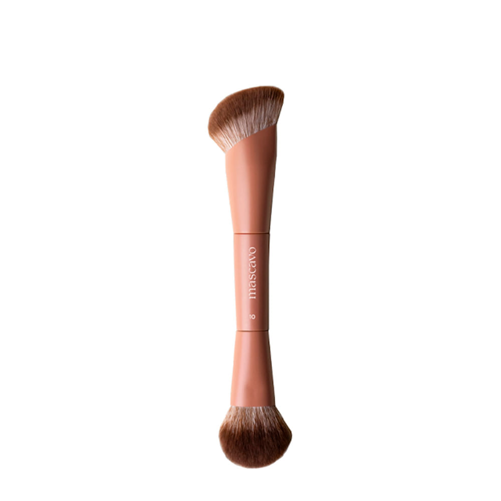 Kit Pro Series Mascavo Pincel de Maquiagem Duplo 01 + Pincel de Maquiagem 10 + Pincel de Maquiagem 09