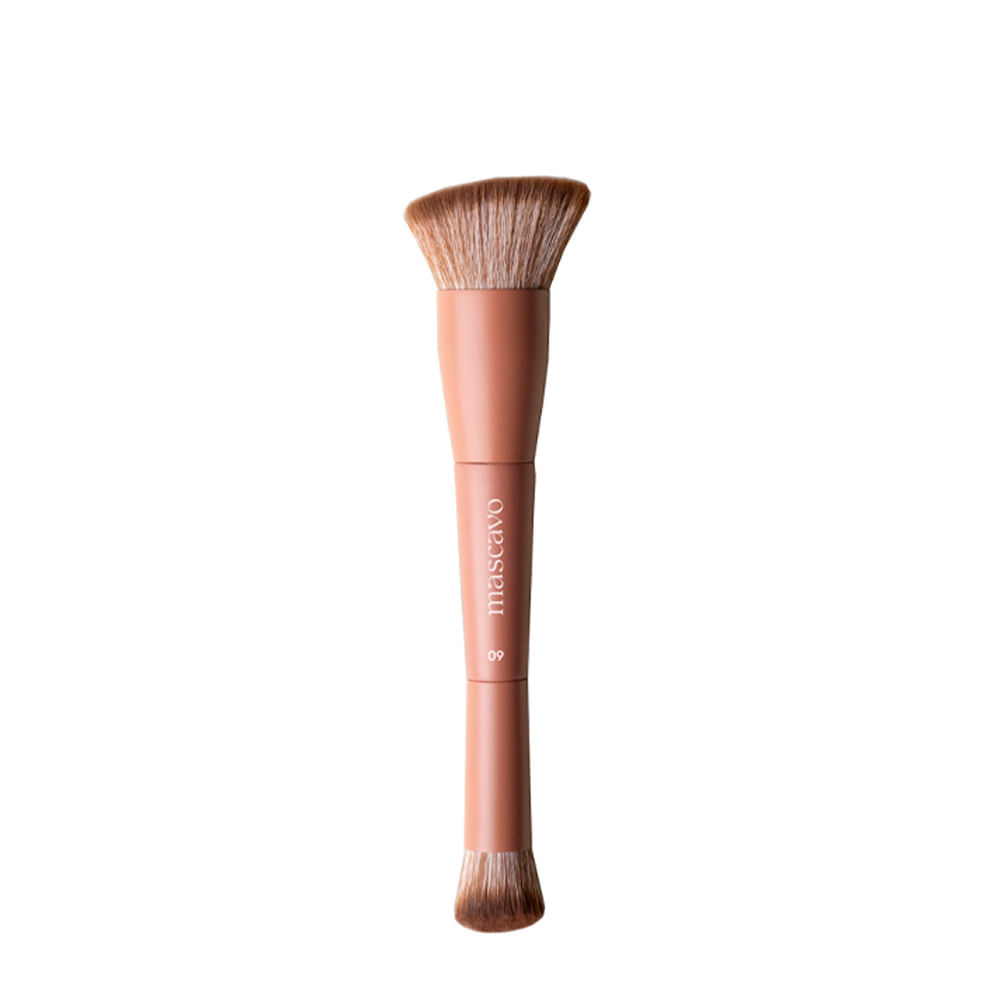 Kit Pro Series Mascavo Pincel de Maquaigem Duplo Base e Corretivo + Duplo Multifuncional