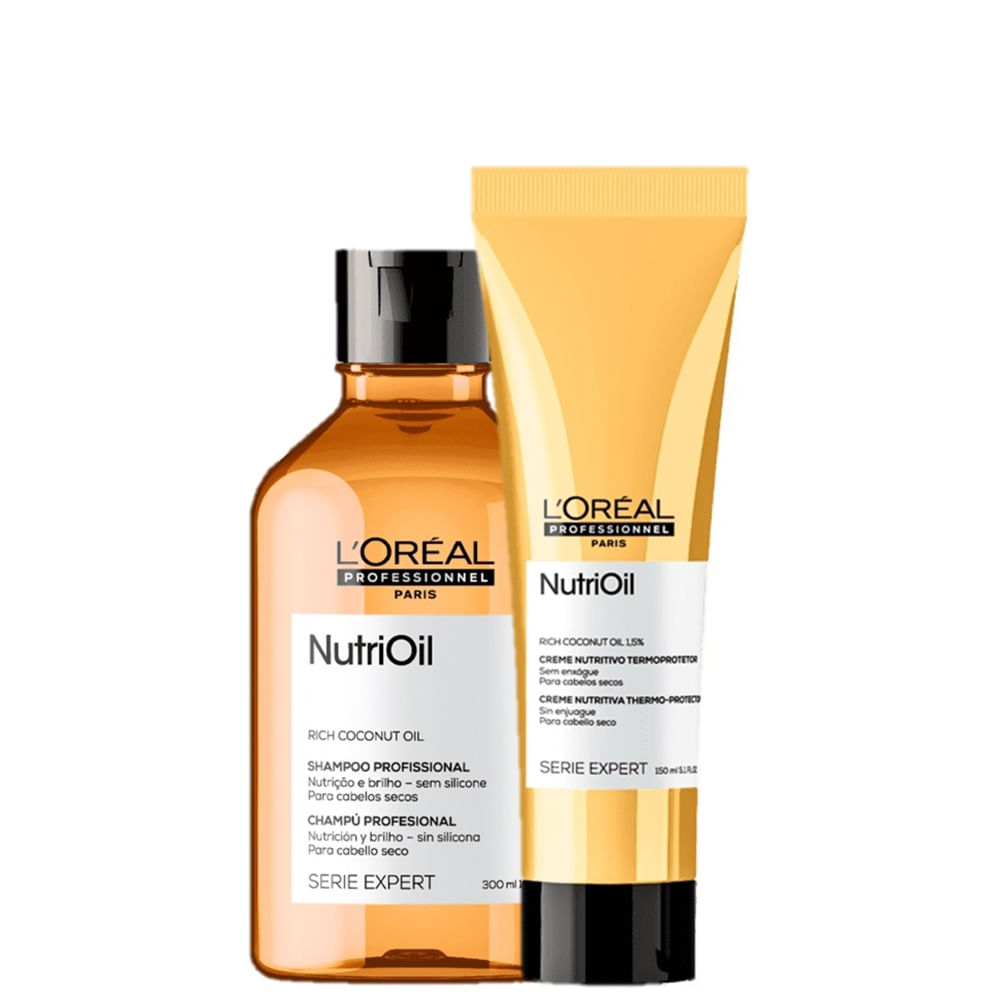 Kit NutriOil L'Oréal Professionnel Shampoo 300ml + Leave in 150ml