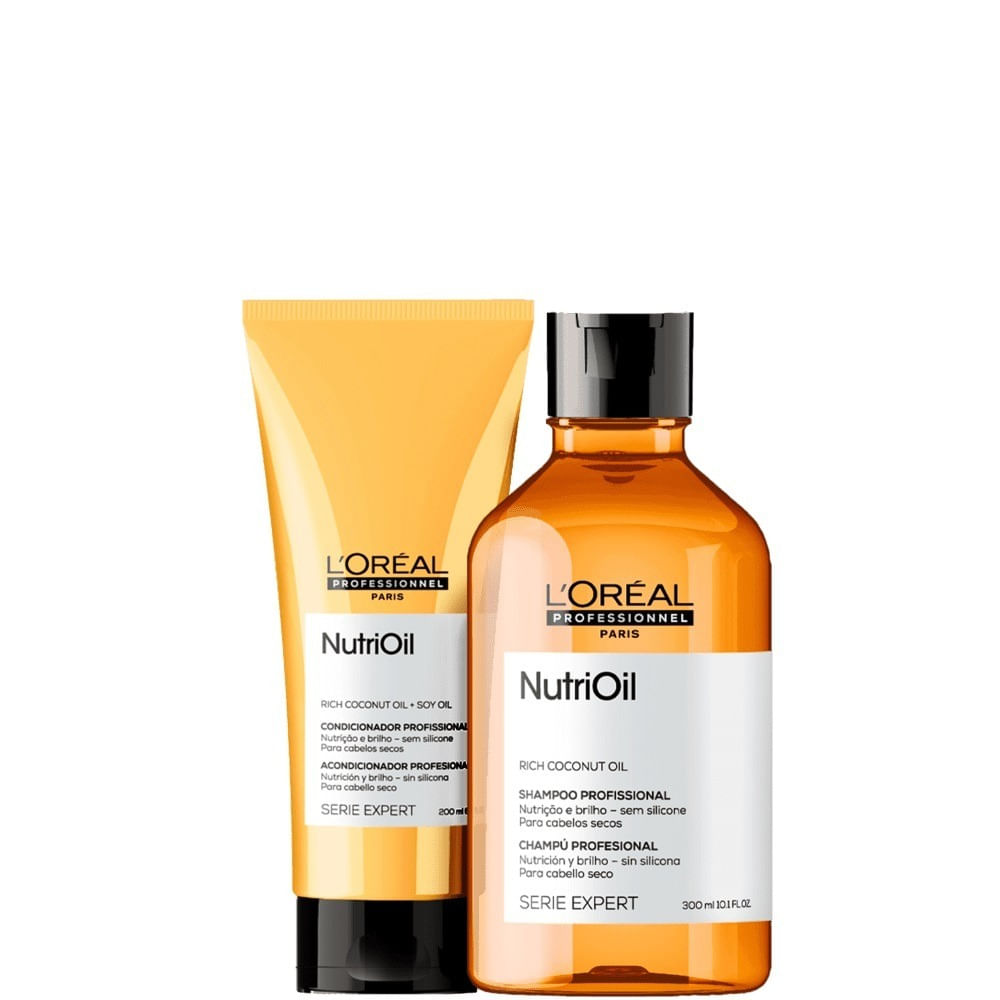 Kit NutriOil L'Oréal Professionnel Shampoo 300ml+ Condicionador 200ml
