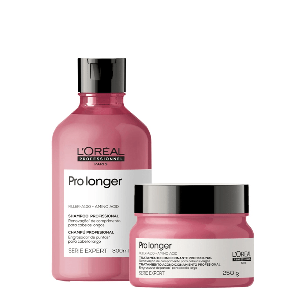 Kit Pro Longer L'oréal Professionnel Shampoo 300ml + Máscara Capilar 250g