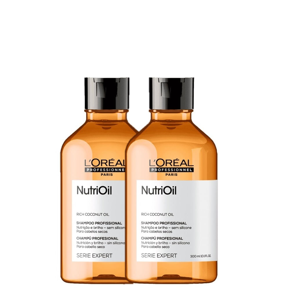 Kit Shampoo NutriOil L'Oréal Professionnel 300ml 2 unidades