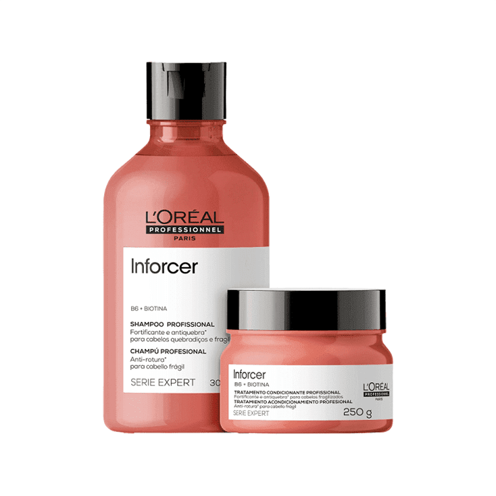 Kit Inforcer L'oréal Professionnel Shampoo 300ml + Máscara 250ml