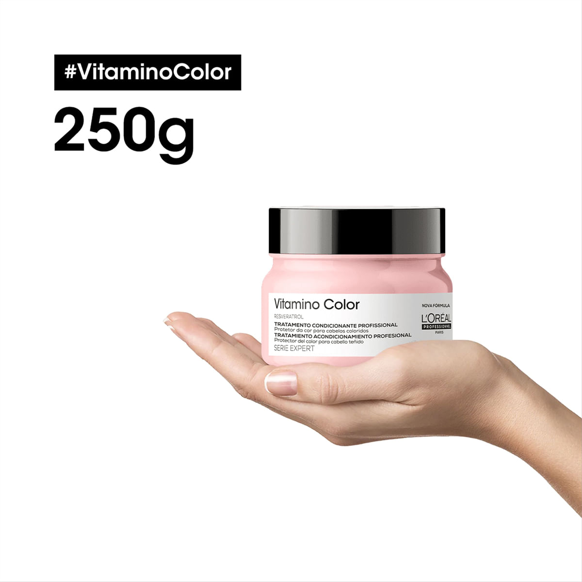 Kit Vitamino Color L'Oréal Professionnel Shampoo 240ml + Máscara Capilar 250ml