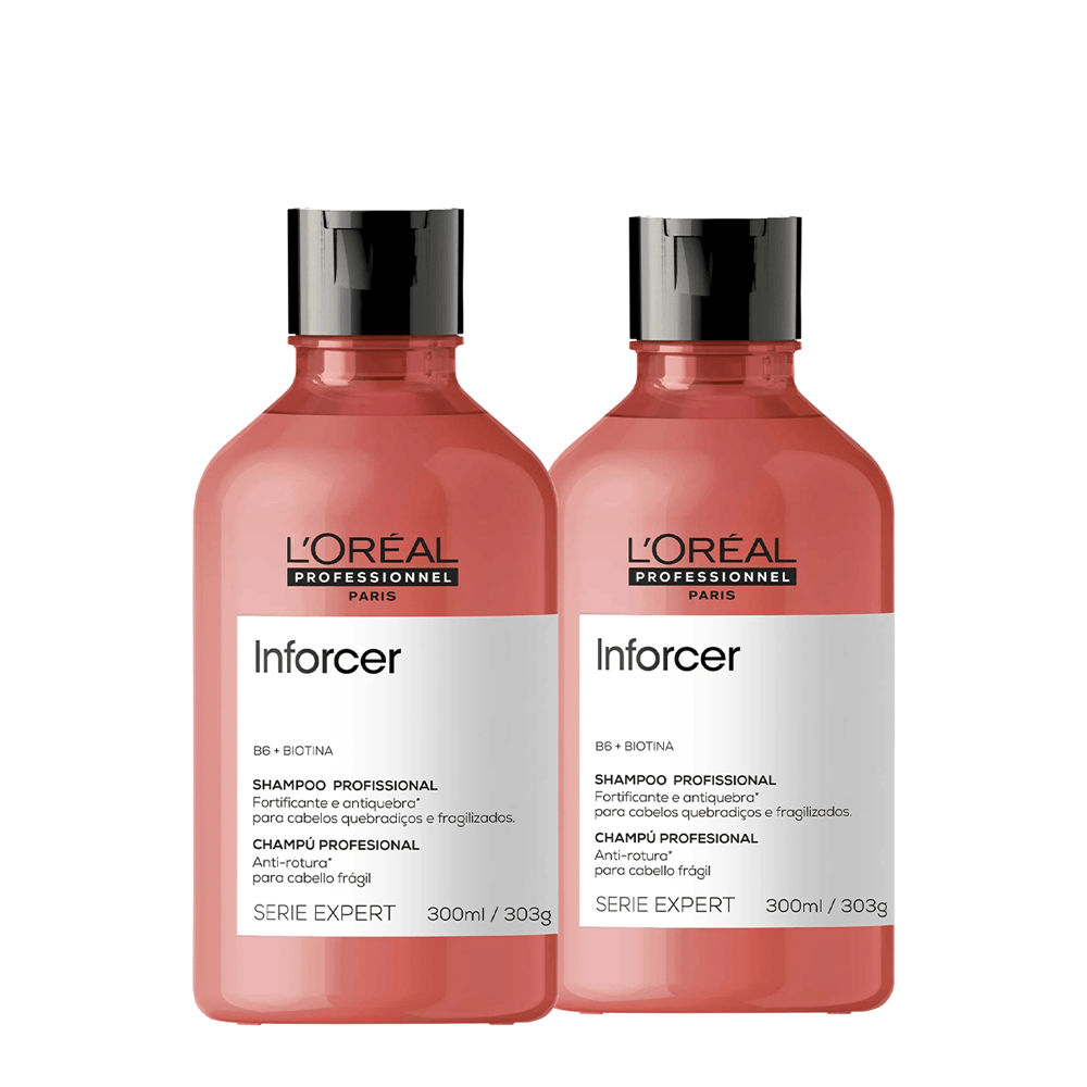 Shampoo Inforcer L'Oréal Professionnel 300ml 2 Unidades
