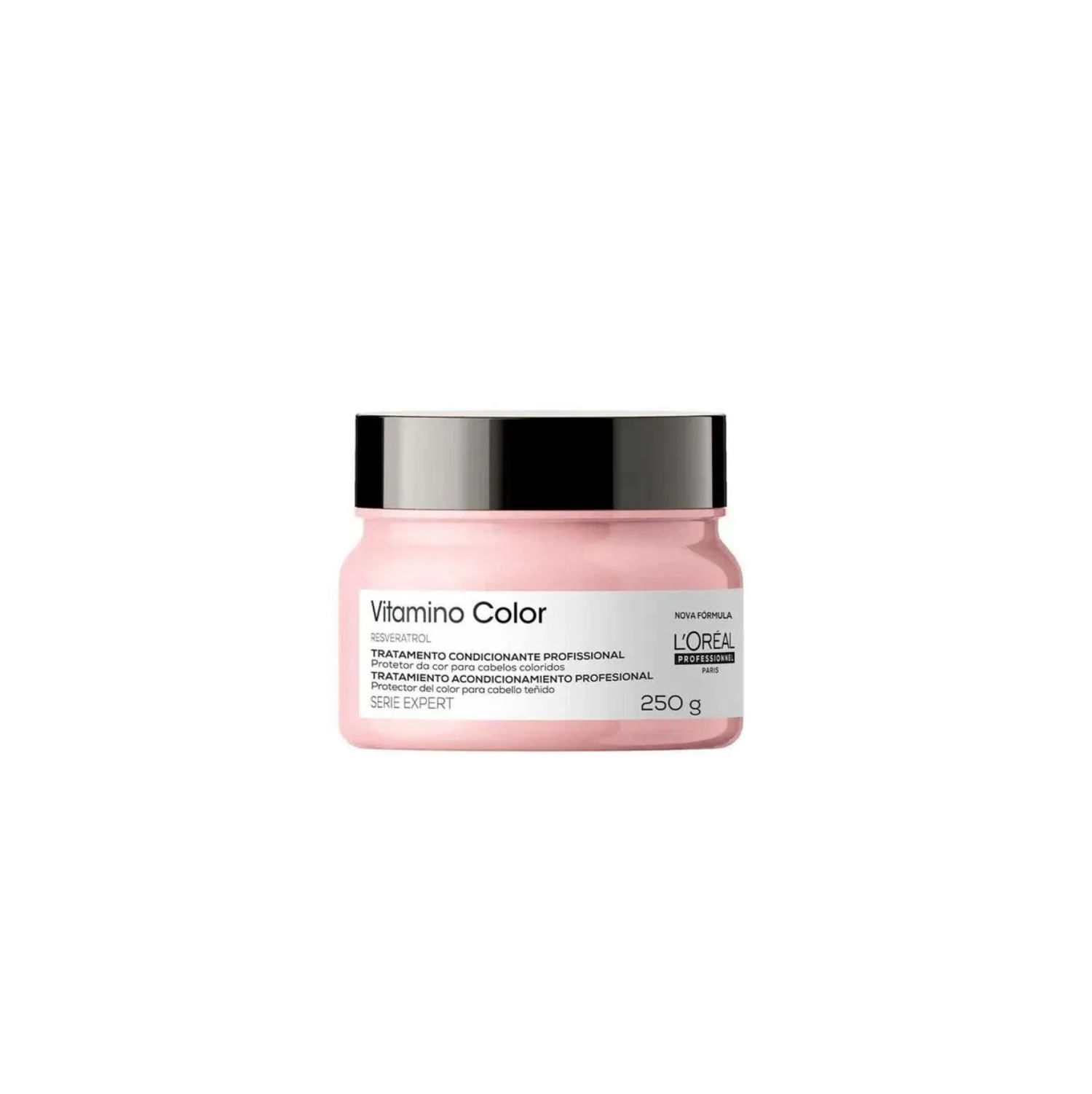 Kit L'Oréal Professionnel Shampoo Vitamino Color 300ml + Máscara Capilar Vitamino Color 250g + Leave-in Absolut Repair Oil 90ml