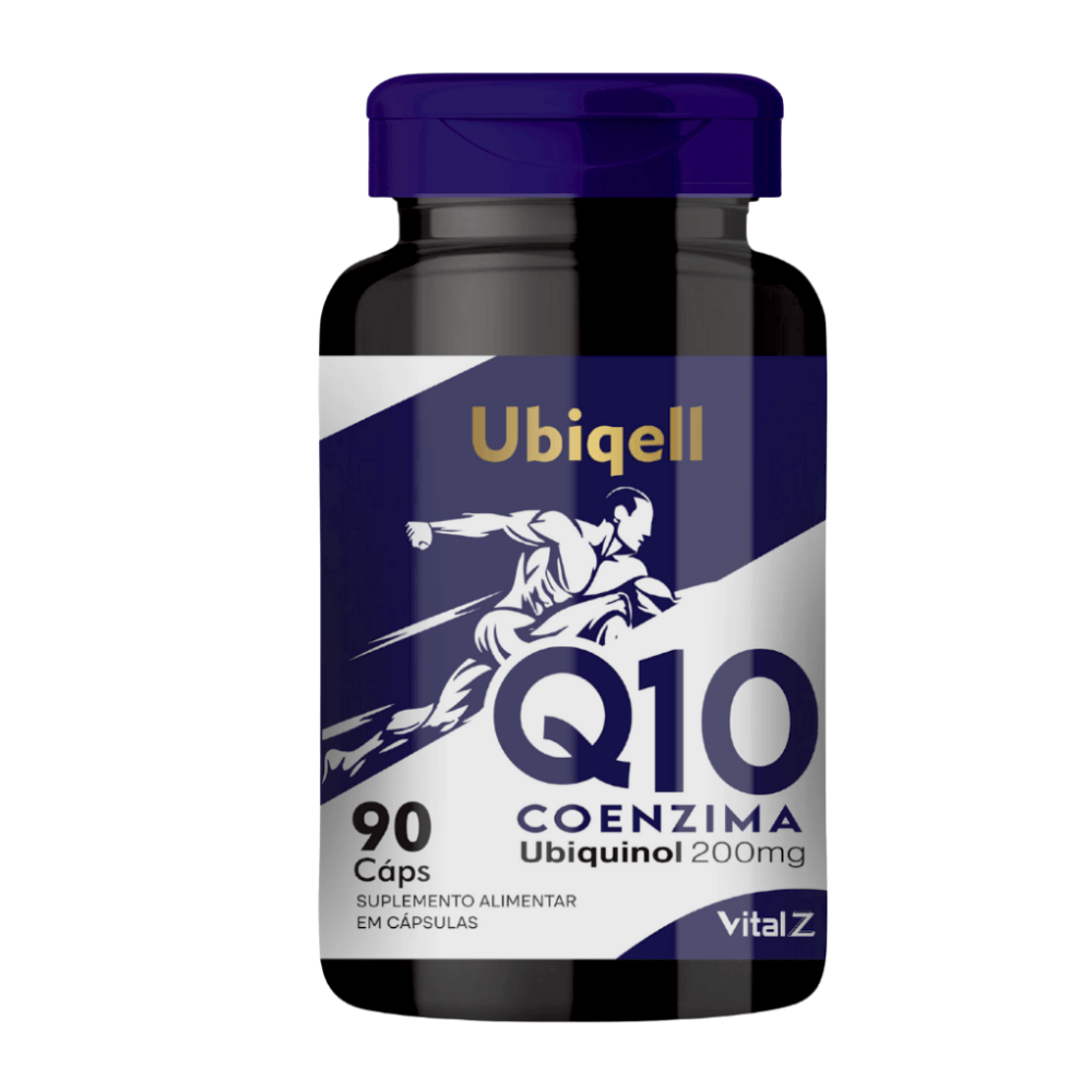 Ubiquell Coenzina Q10 Ubiquinol Vital Z 200mg 90 Cápsulas