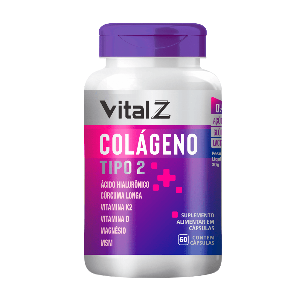 Colágeno Tipo 2 Vital Z 60 Cápsulas