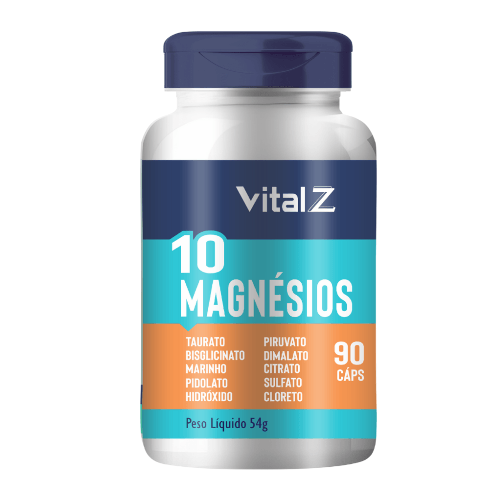 10 Magnésios Vital Z 90 Cápsulas