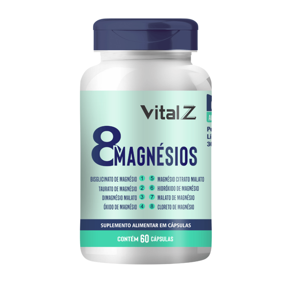 8 Magnésios Vital Z 60 cápsulas