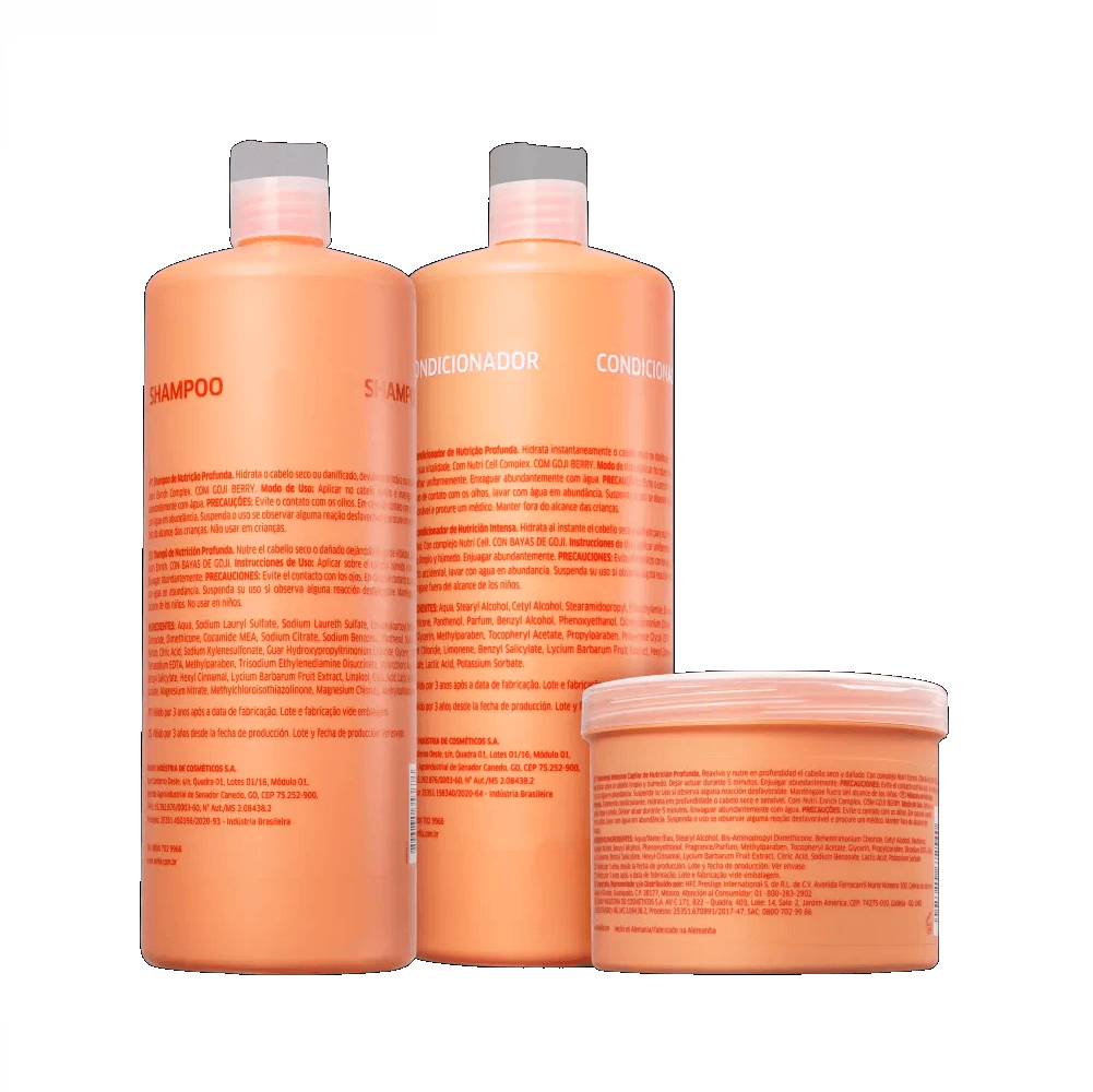 Kit Invigo Nutri Enrich Wella Professionals Shampoo 1L + Condicionador 1L + Máscara 500ml