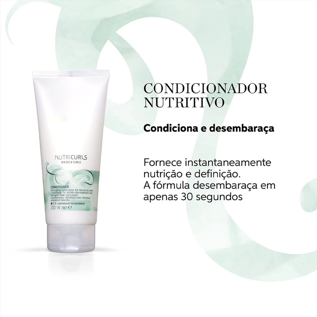 Kit Shampoo e Condicionador 250ml + Máscara de Nutrição Nutricurls Wella Professionals 150ml