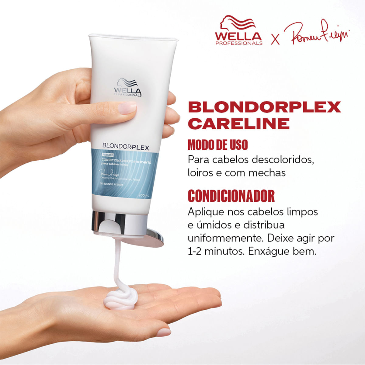 Kit BlondorPlex Wella Professionals Shampoo 250ml + Condicionador 200ml