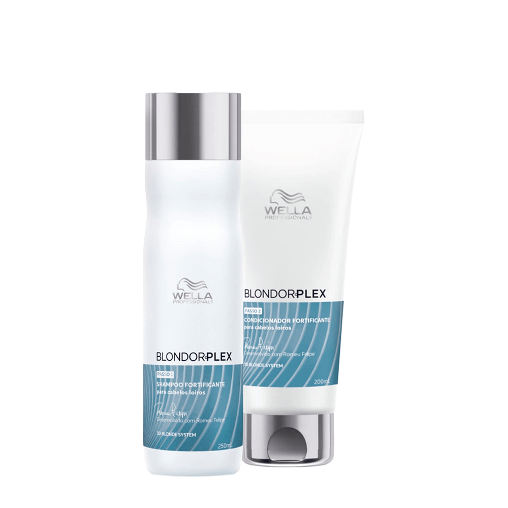 Kit BlondorPlex Wella Professionals Shampoo 250ml + Condicionador 200ml