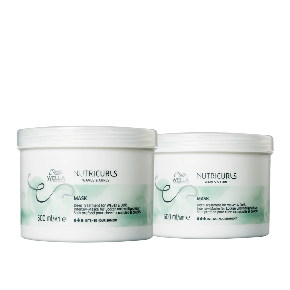 Máscara Nutricurls Wella Professionals 500ml 2 Unidades