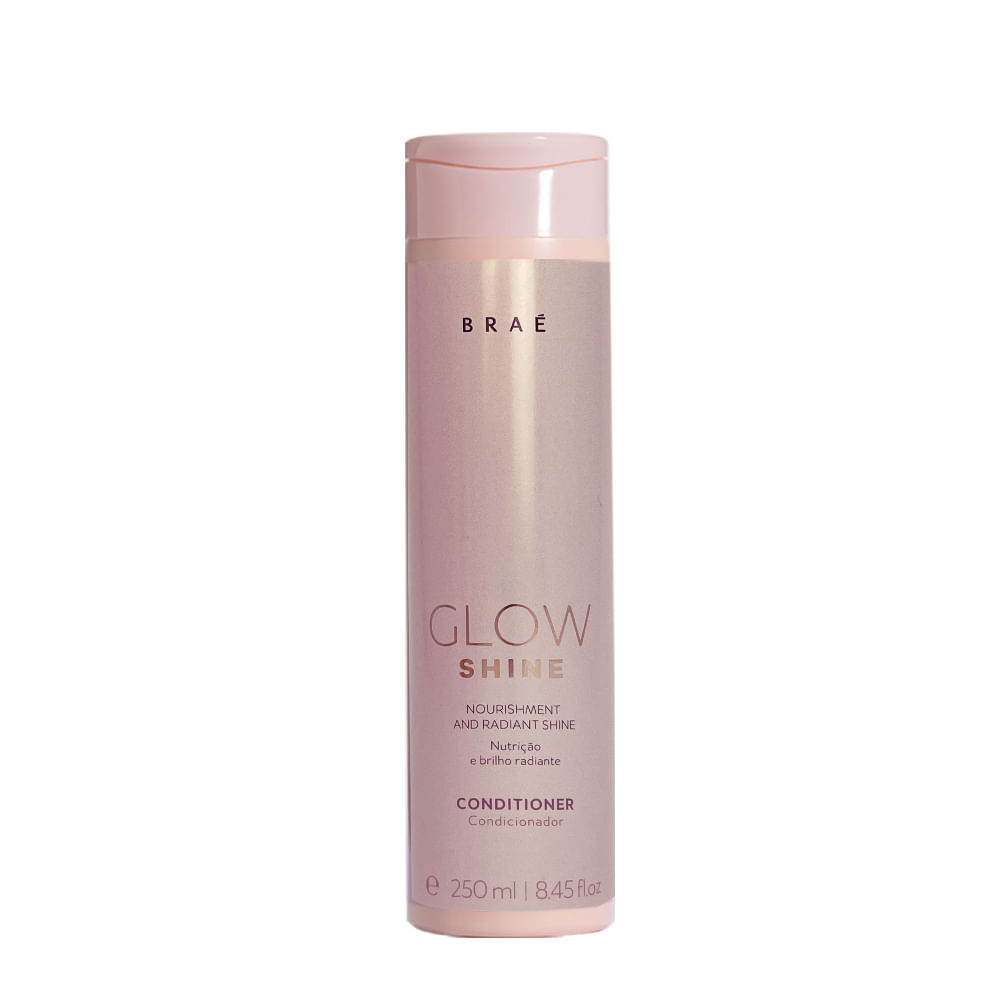Condicionador Glow Shine Braé 250ml 2 Unidades