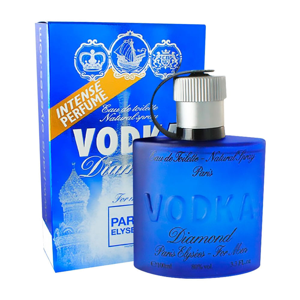Perfume Masculino Vodka Diamonds Eau de Toilette Paris Elysees 100ml