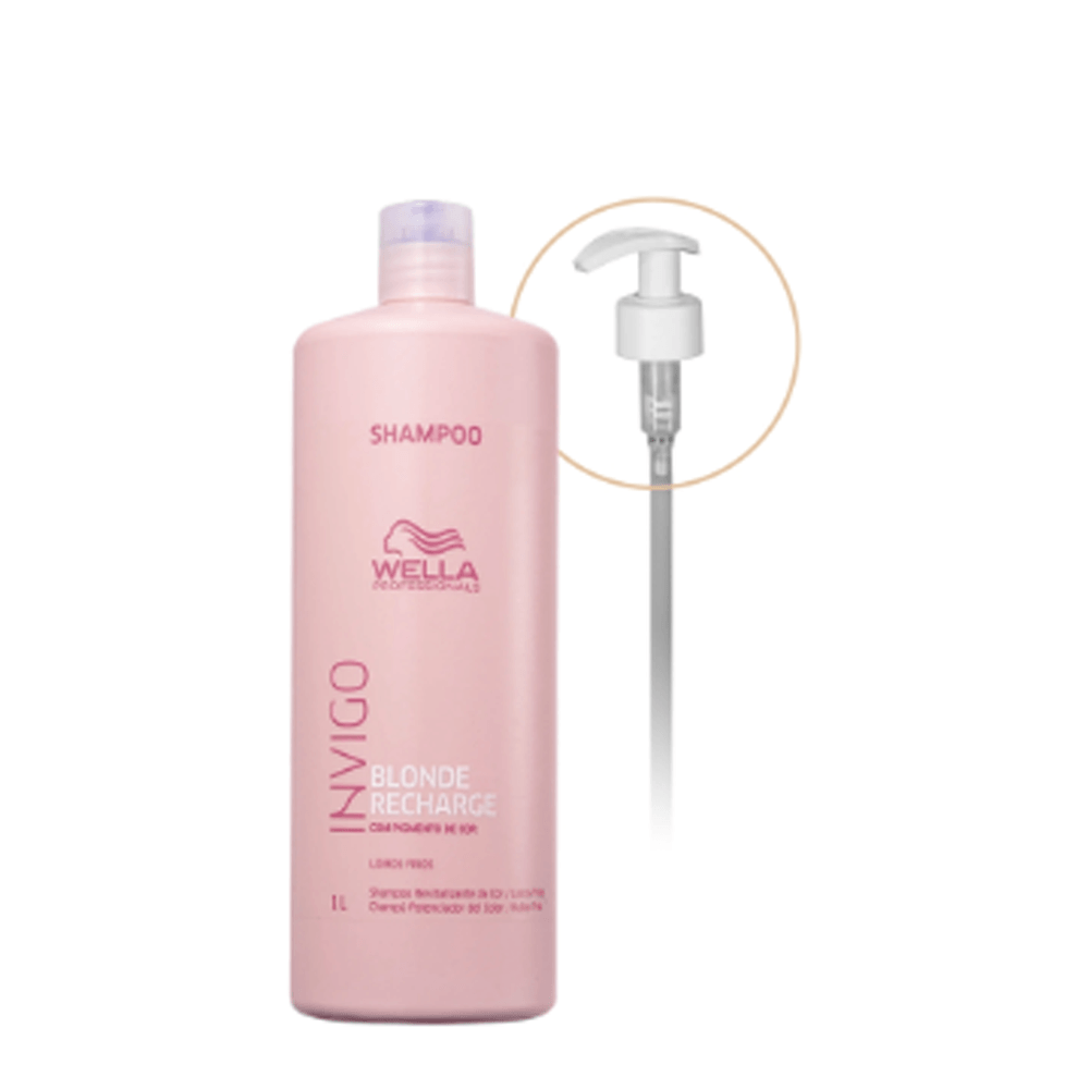 Kit Shampoo Blonde Wella Professionals 1L + Válvula
