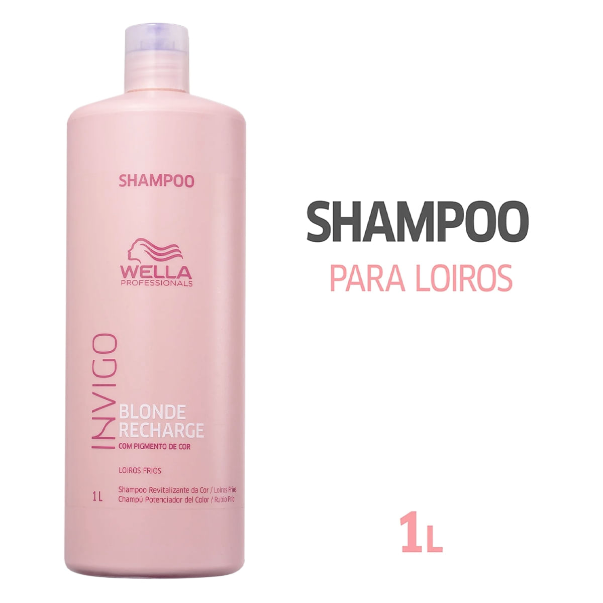 Kit Shampoo Blonde Wella Professionals 1L + Válvula
