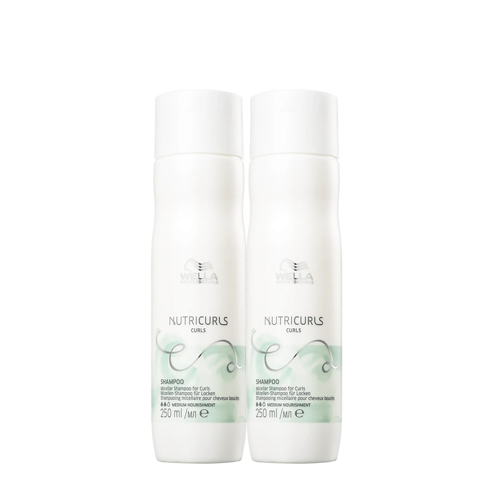 Kit 2 Shampoo Nutricurls Wella Professionals 250ml