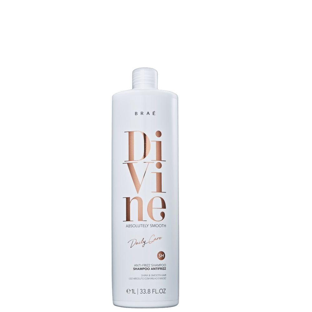 Kit 2 Shampoo Anti-Frizz Divine Braé 1L