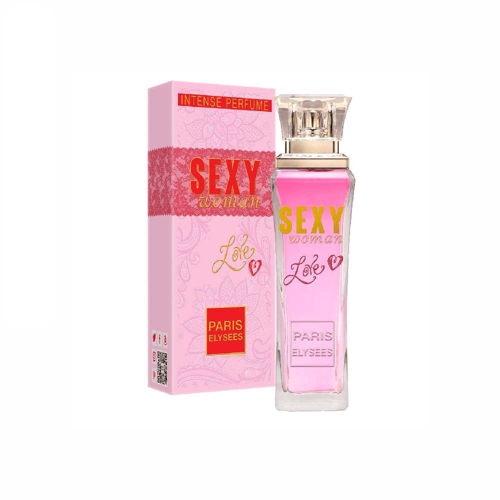 Perfume Feminino Sexy Woman Love de Paris Elysees Eau de Toilette 100ml