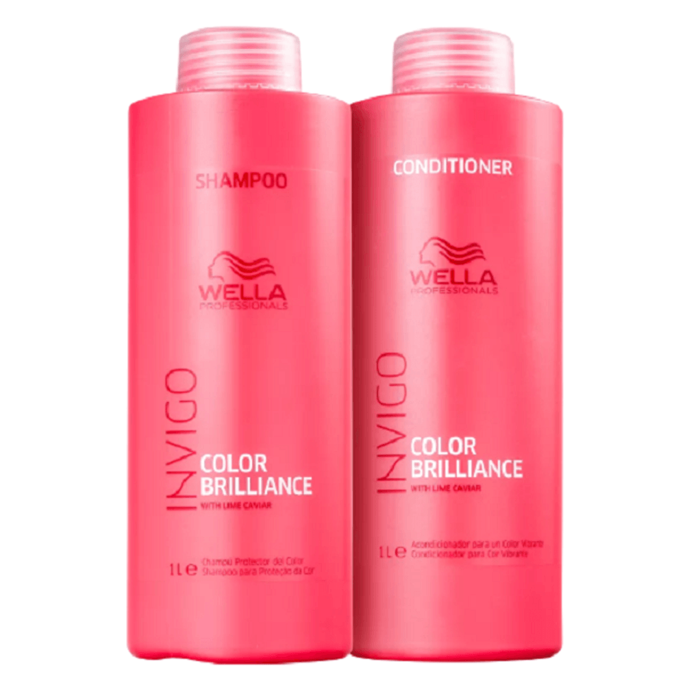 Kit Shampoo + Condicionador Invigo Color Brilliance Wella Professionals 1L