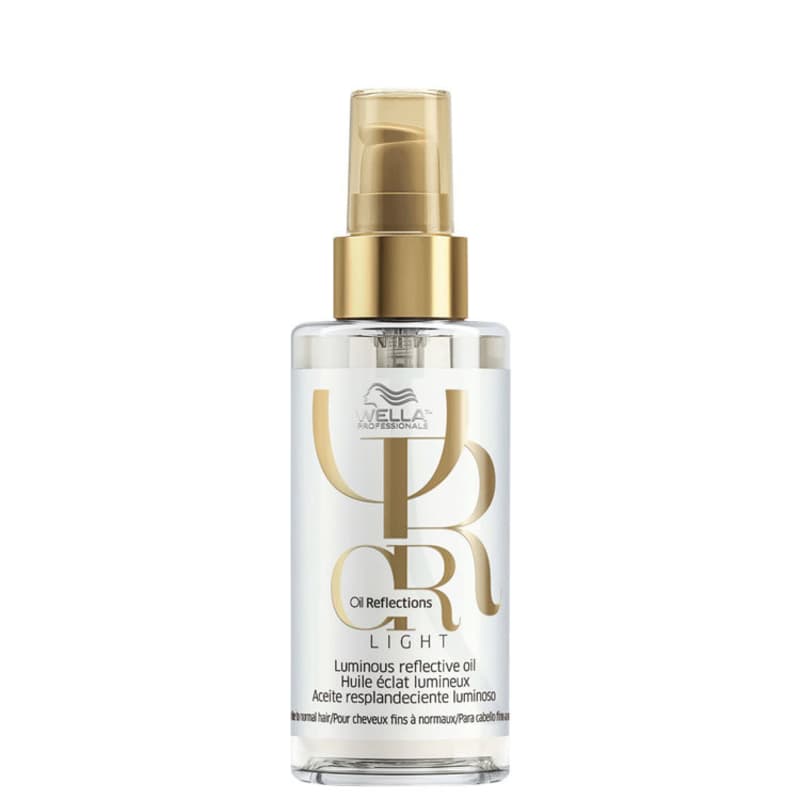 Kit Wella Professionals Shampoo Fusion 1L + Máscara Fusion 500ml + Oil Reflections Light 100ml