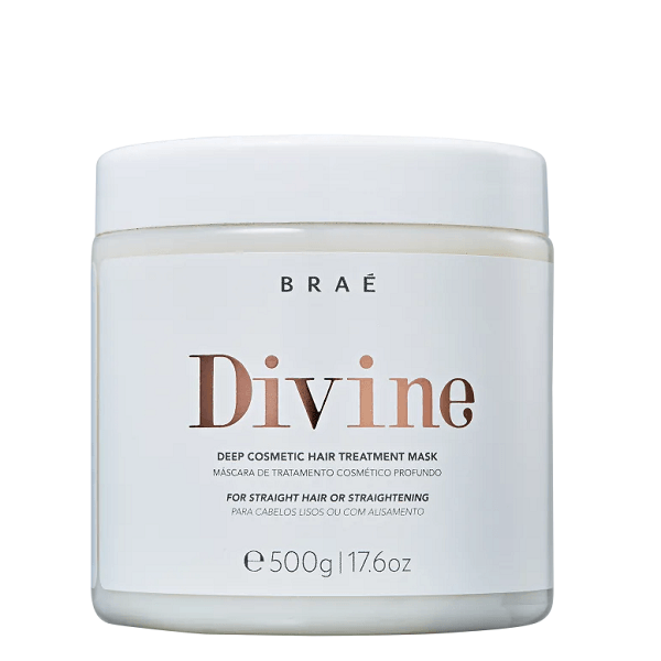 Kit Divine Braé Shampoo 1L + Condicionador 1L + Máscara 500g