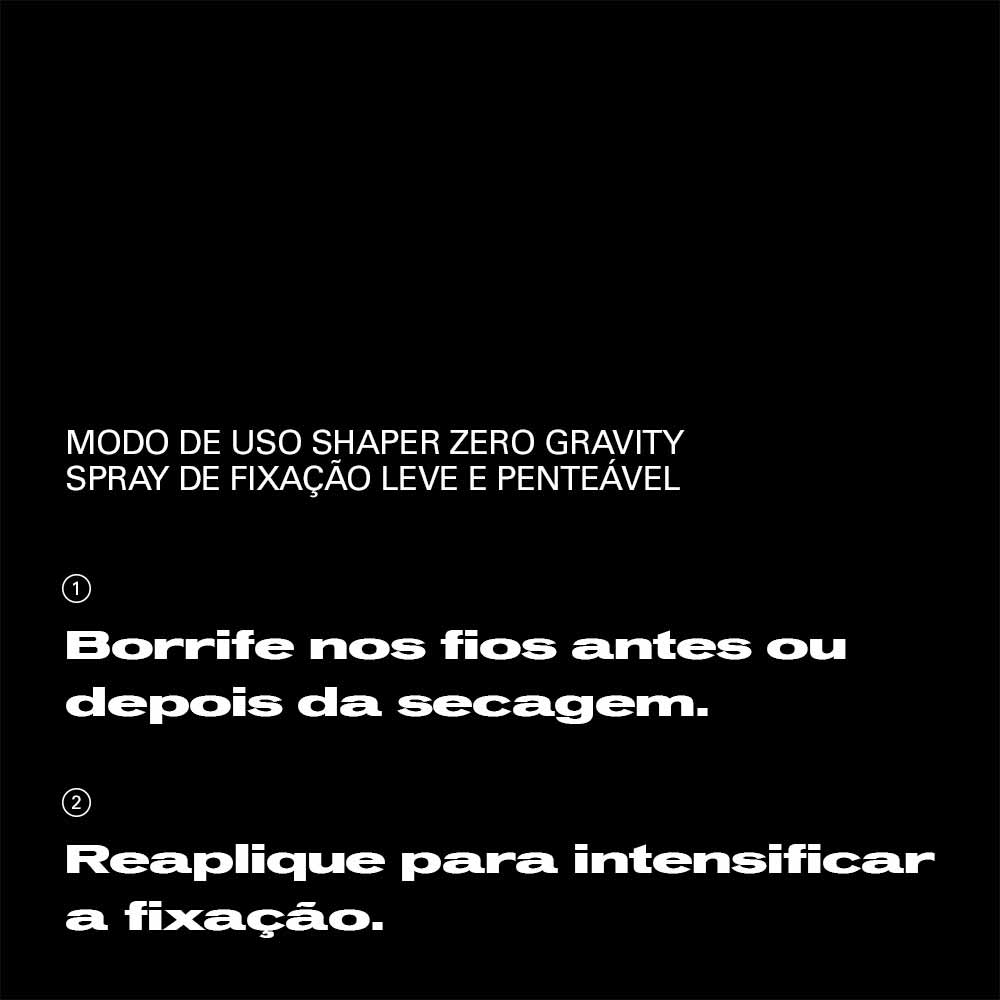 Spray Fixador Shaper Zero Gravity Sebastian 300ml