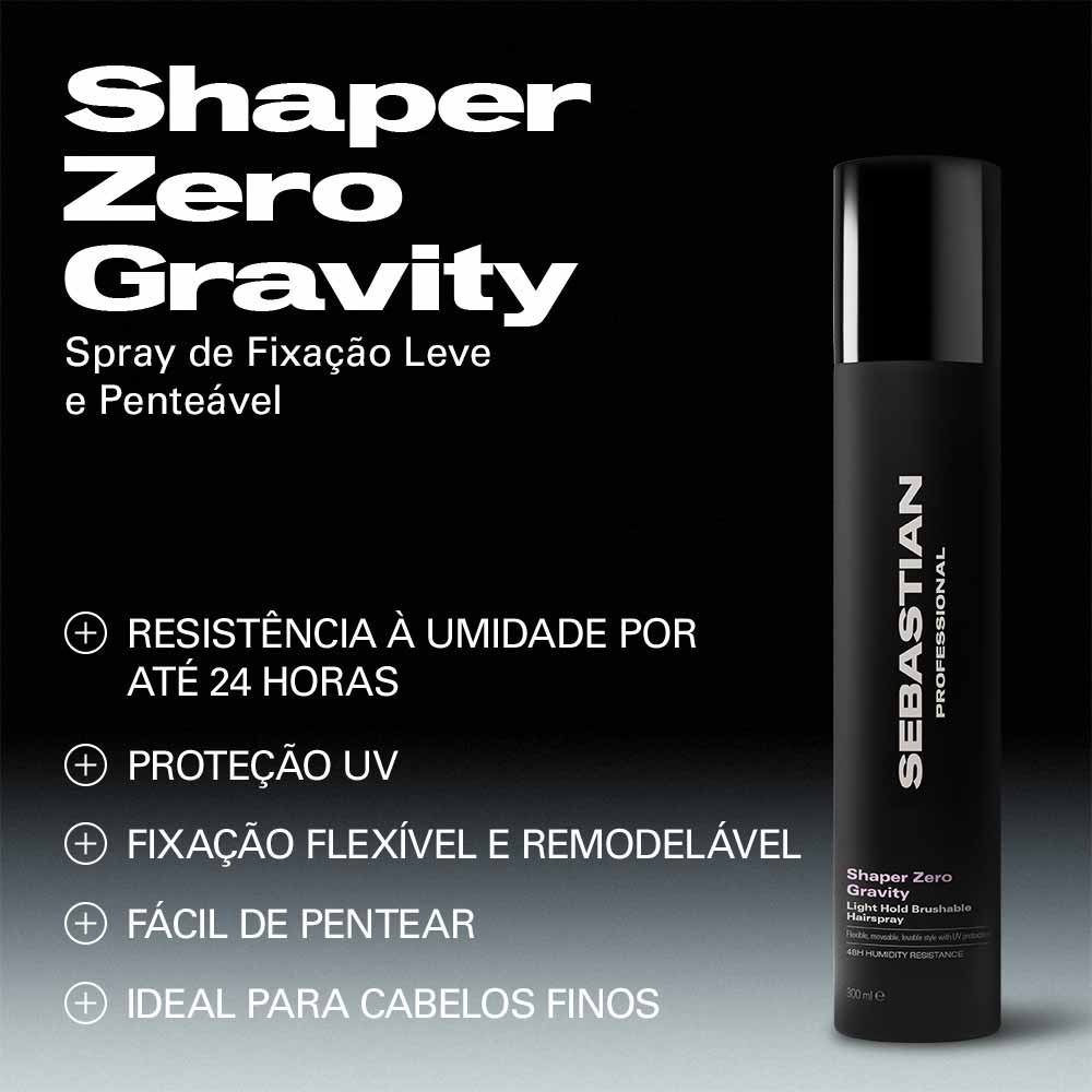 Spray Fixador Shaper Zero Gravity Sebastian 300ml