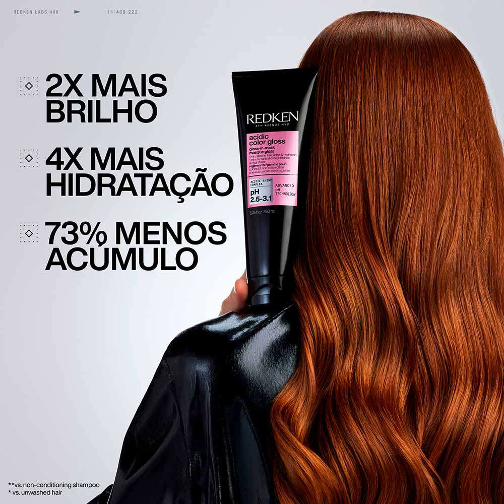 Máscara de Tratamento Acidic Color Gloss Redken 250ml