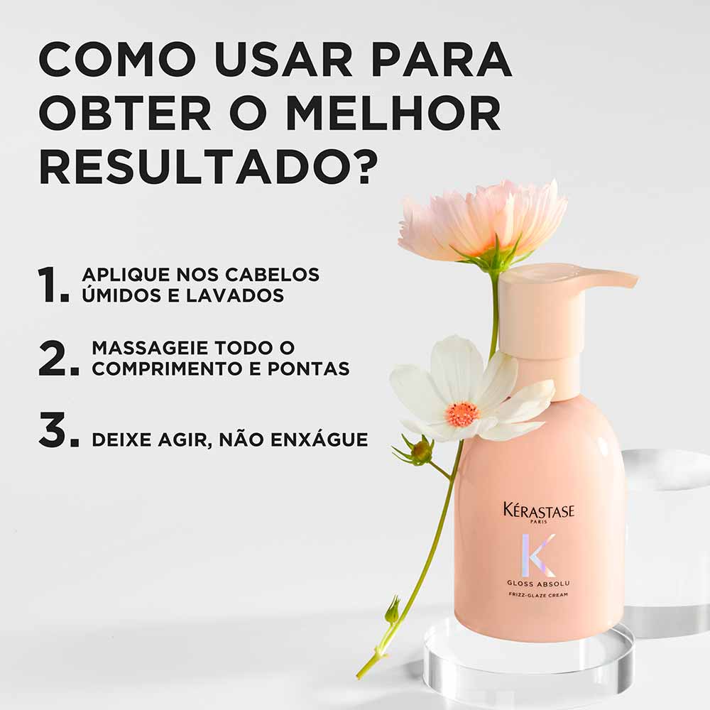 Leave-in Gloss Absolu Riche Hydra-Glaze Kerástase 240ml