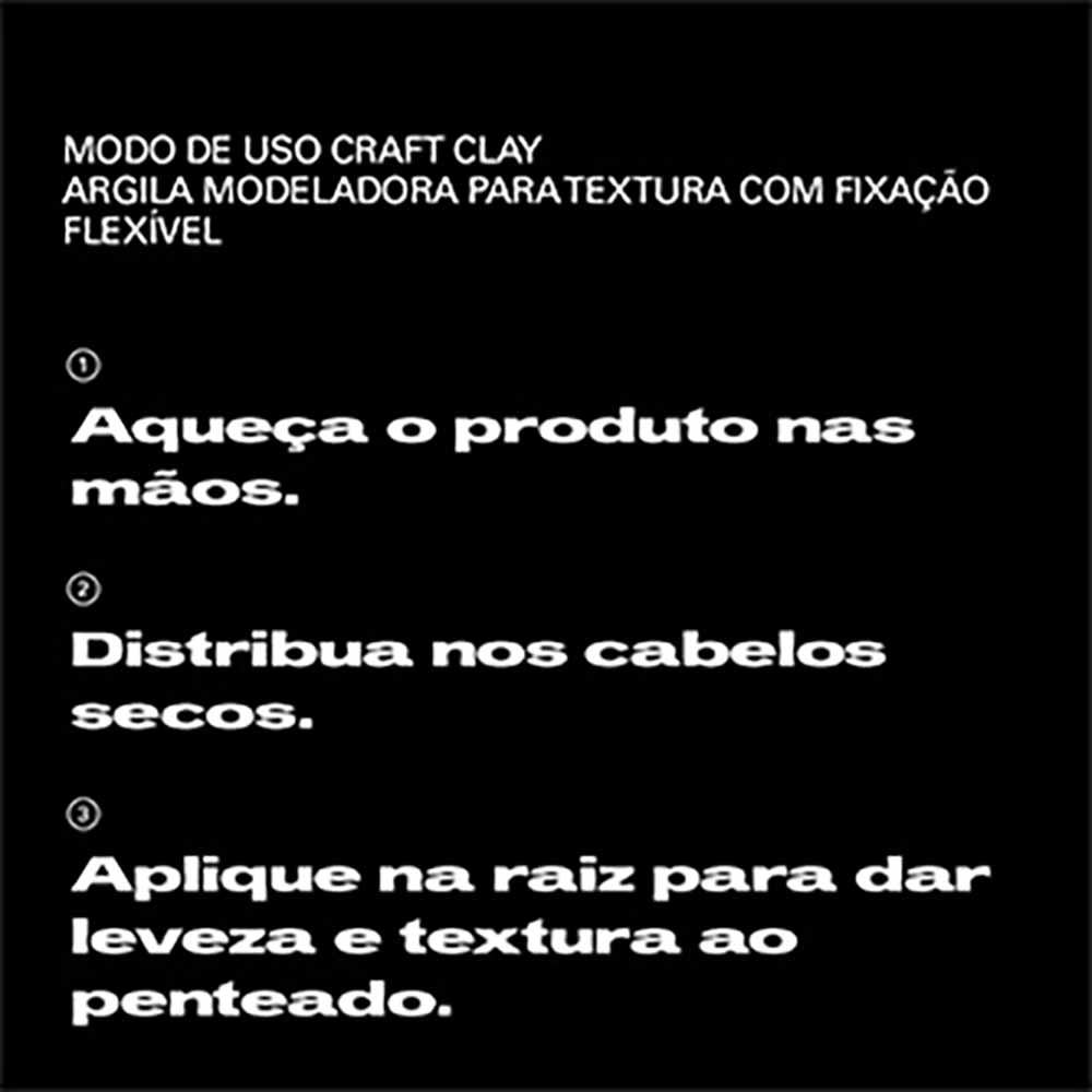 Argila Texturizadora Styling & Texture Craft Clay Sebastian 50g