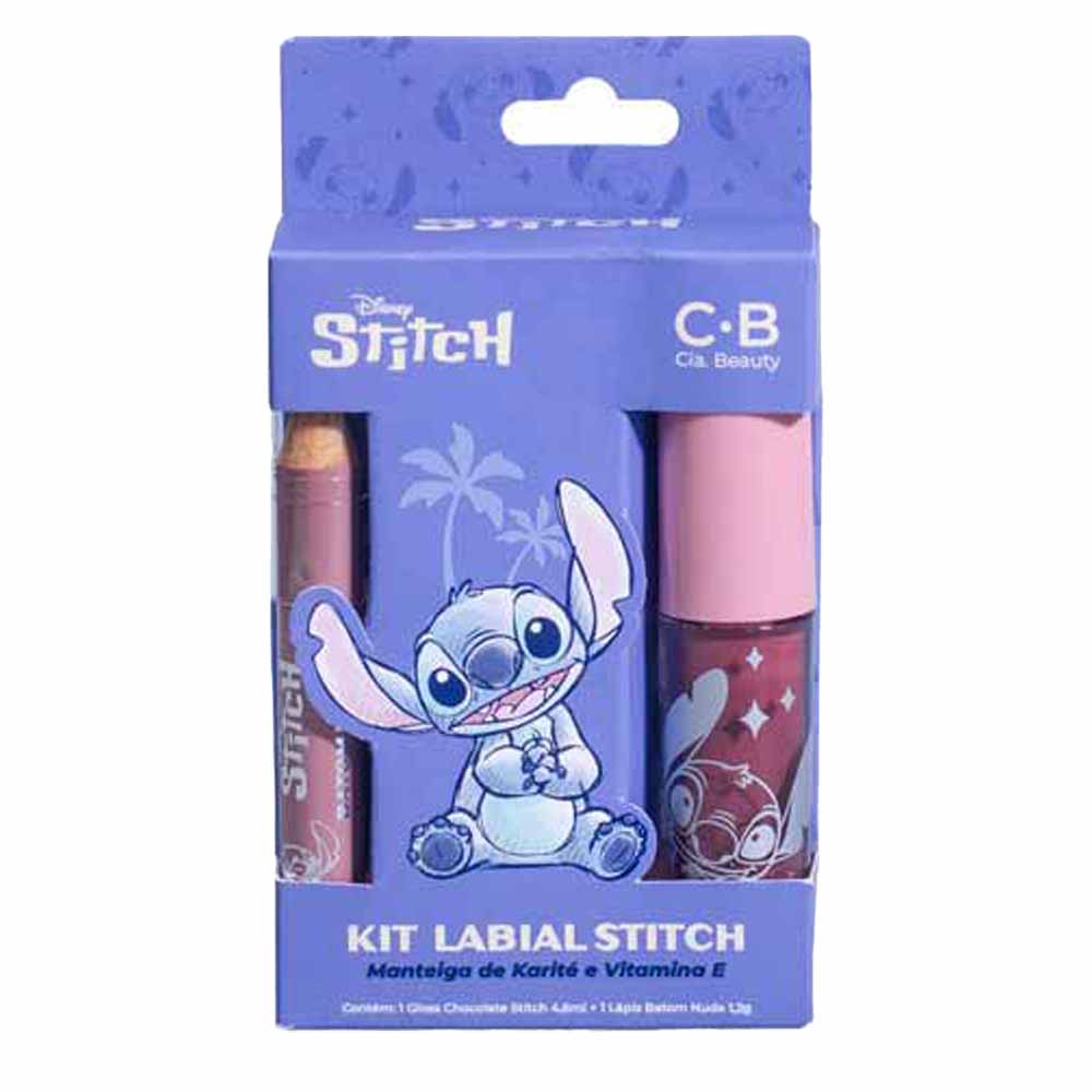 Kit Cia Beauty Stitch Lápis Labial + Gloss