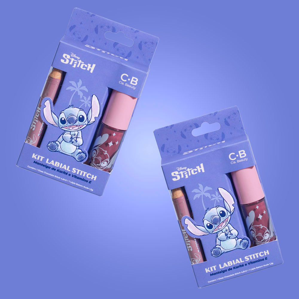 Kit Cia Beauty Stitch Lápis Labial + Gloss