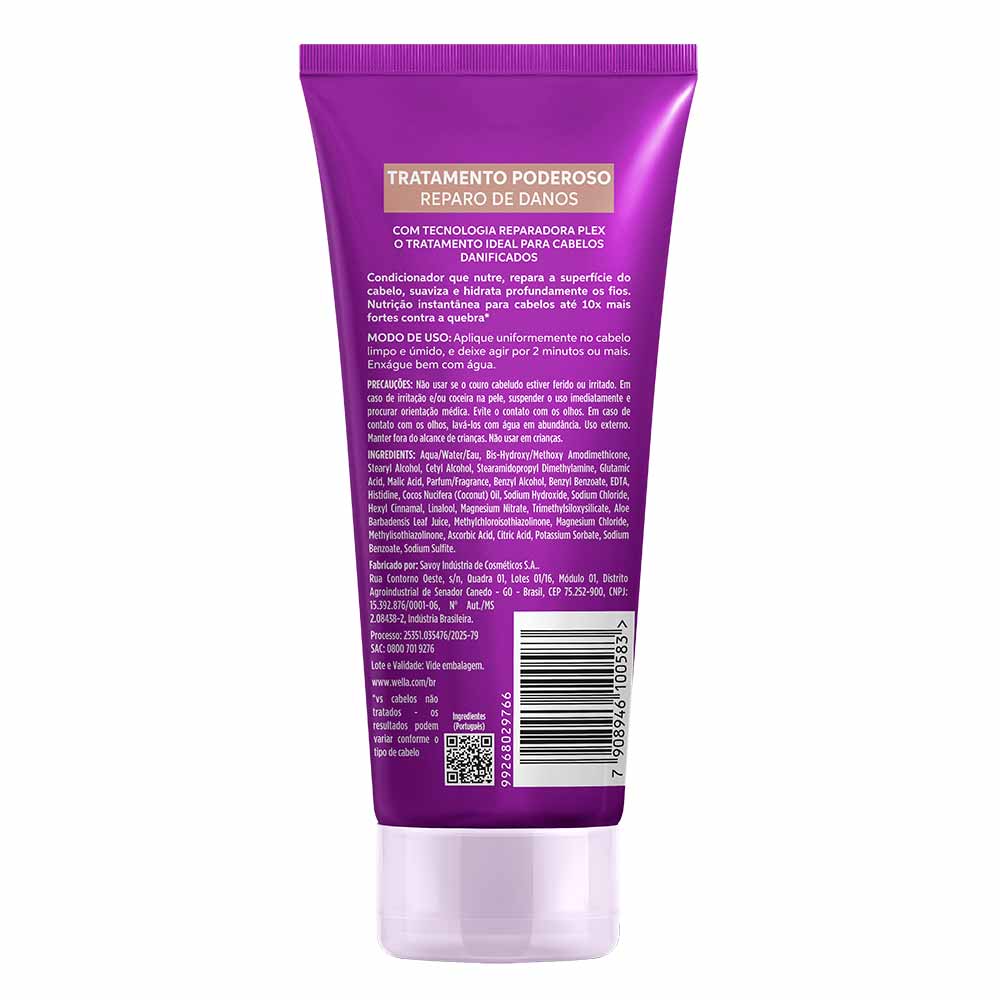 Tratamento Capilar Poderoso Reparo de Danos Wella Koleston 170ml