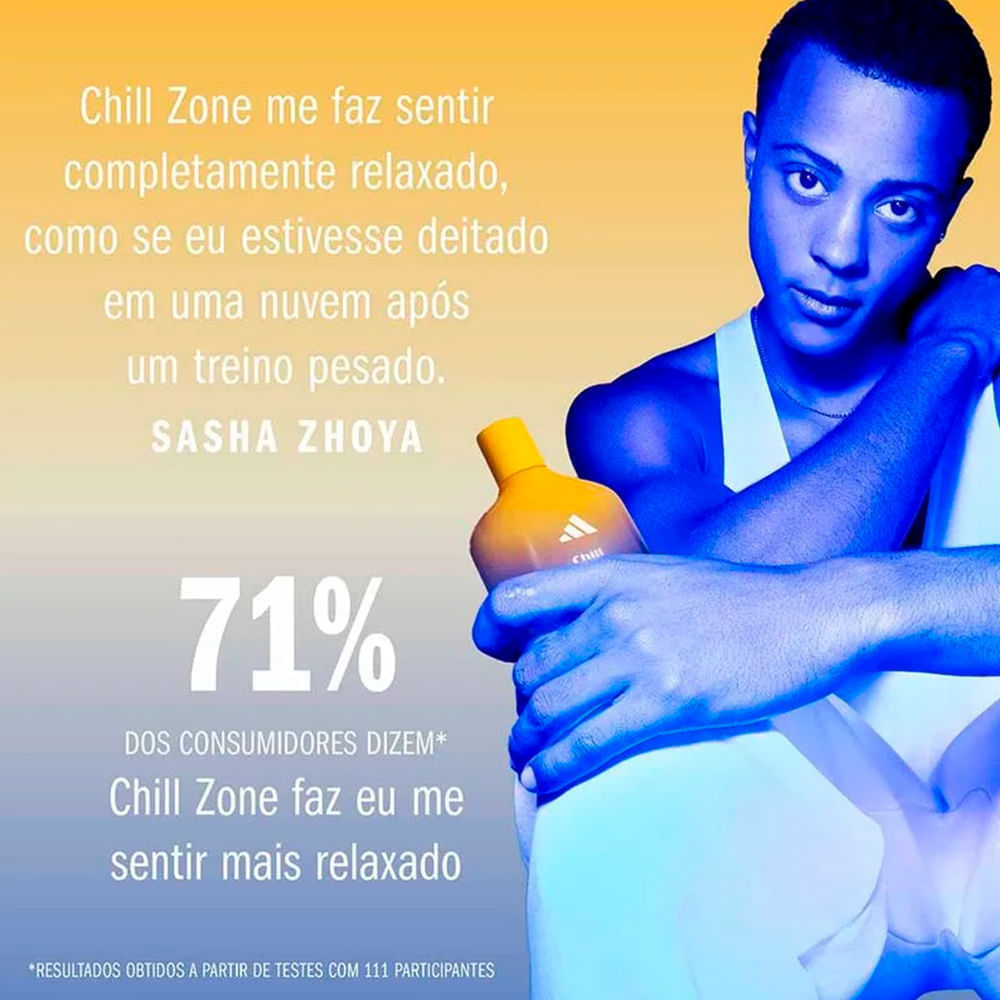 Perfume Unissex Vibes Chill Zone Adidas Eau de Parfum 50ml