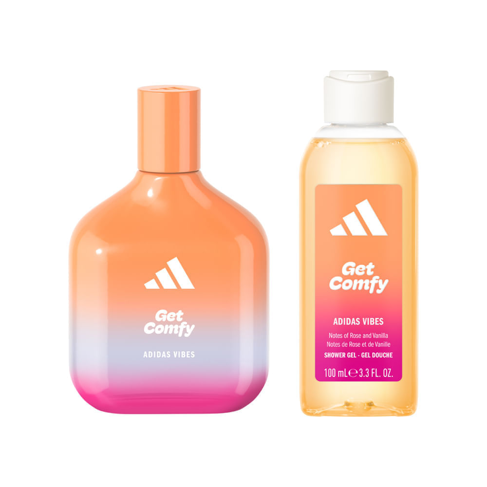 Kit Vibes Get Comfy Adidas Perfume Unissex Eau de Toilette 100ml + Gel de Banho 100ml
