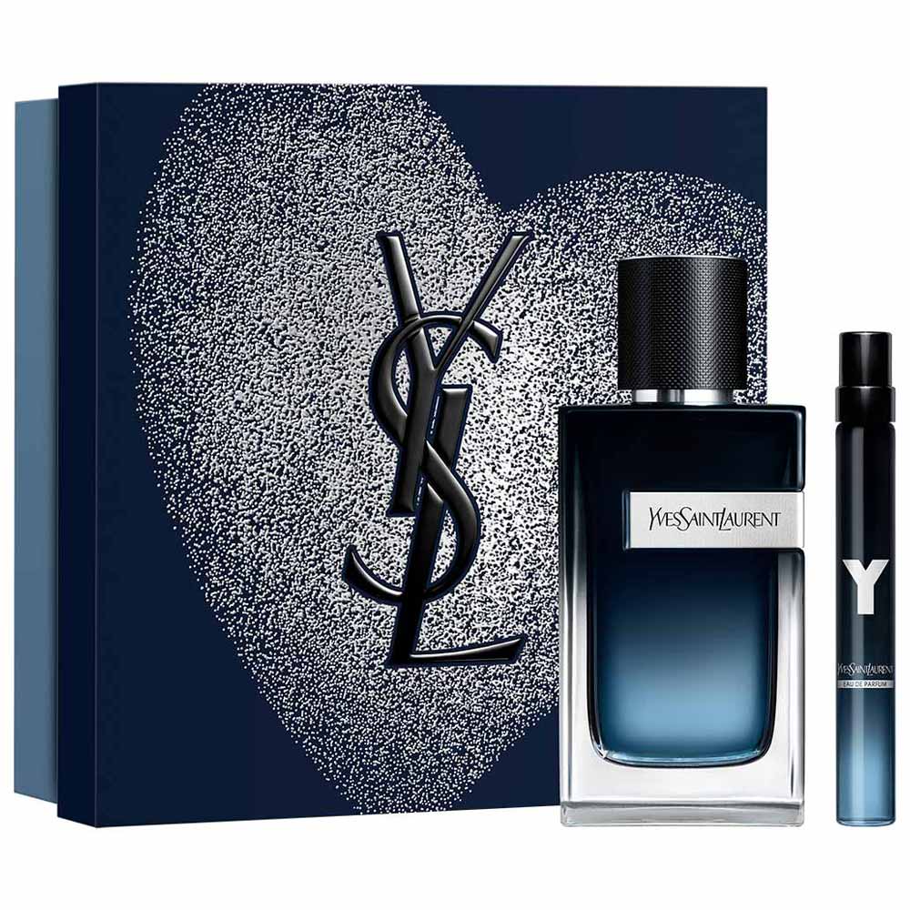 Kit Coffret Masculino Yves Saint Laurent Perfume Y Eau De Parfum 100ml + Travel Size 10ml