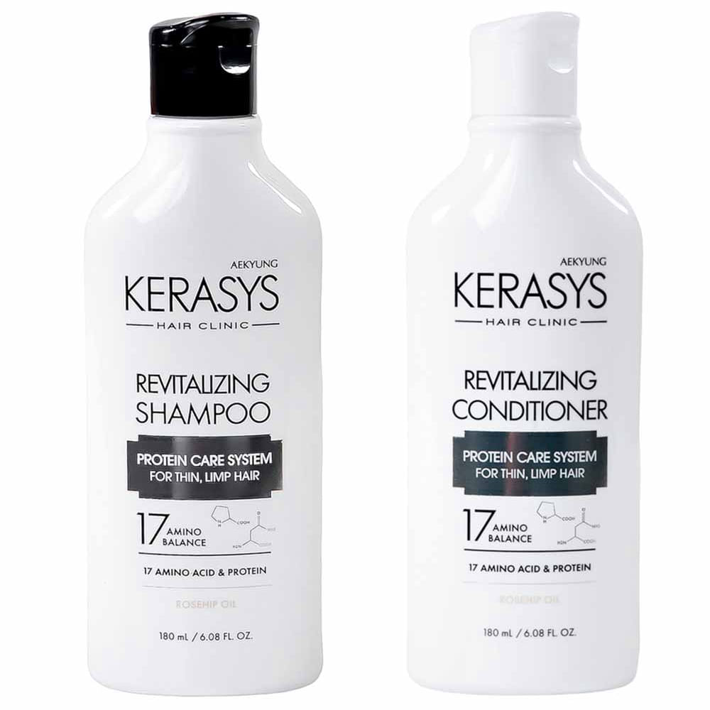 Kit Revitaling Kerasys Shampoo 180ml + Condicionador 180ml