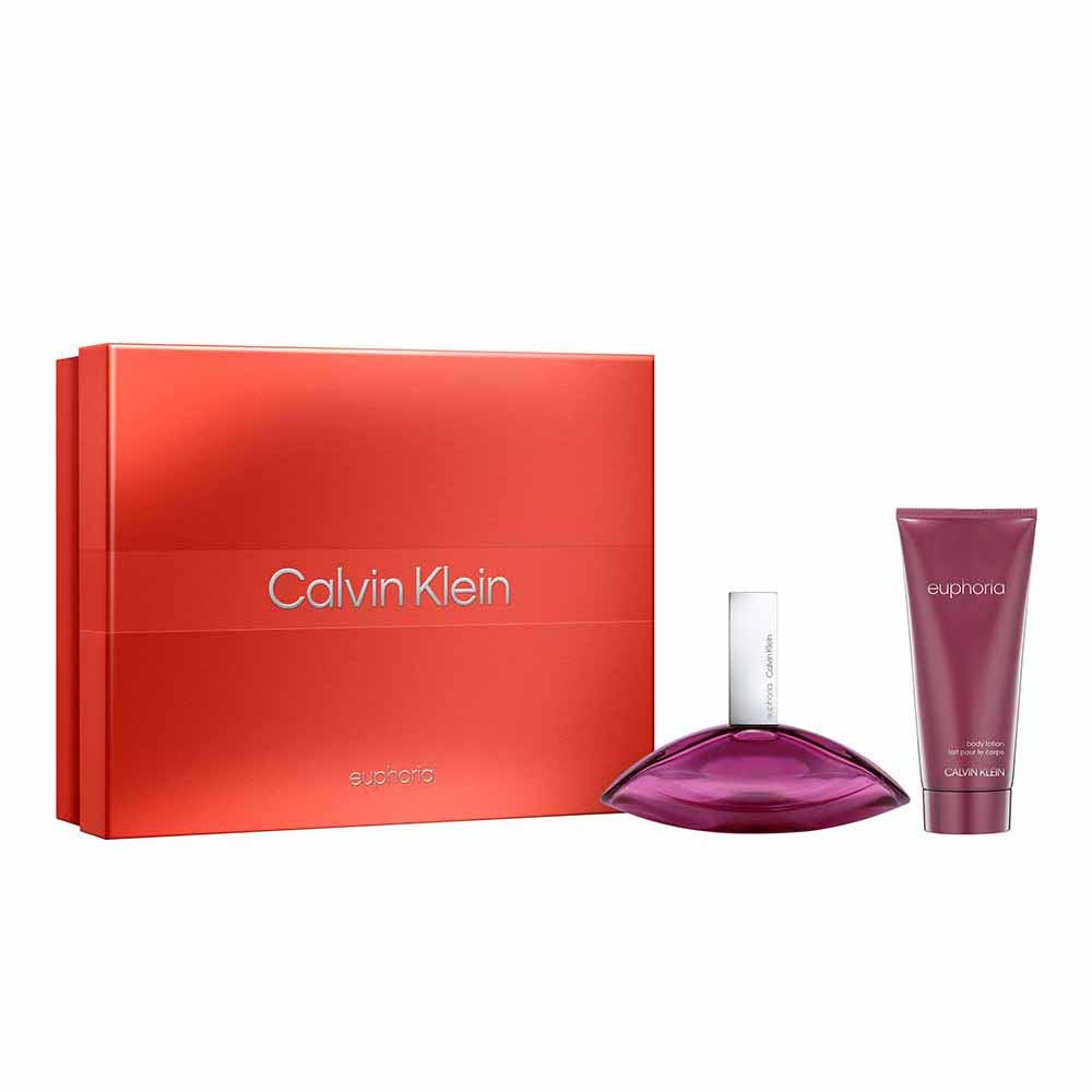 Kit Coffret Calvin Klein Euphoria Perfume For Women Eau de Parfum 100ml + Body Lotion 100ml