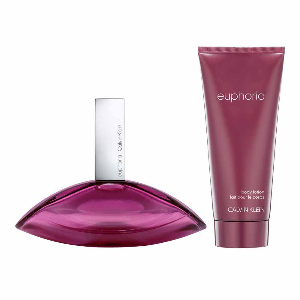 Kit Coffret Calvin Klein Euphoria Perfume For Women Eau de Parfum 100ml + Body Lotion 100ml